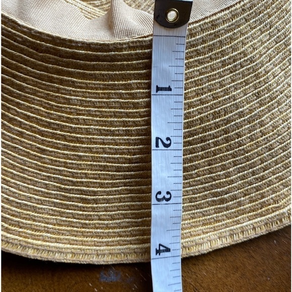 Mint by Goorin Tan Braided 100% Paper Sun Hat Women's Size O/S - Picture 6 of 13